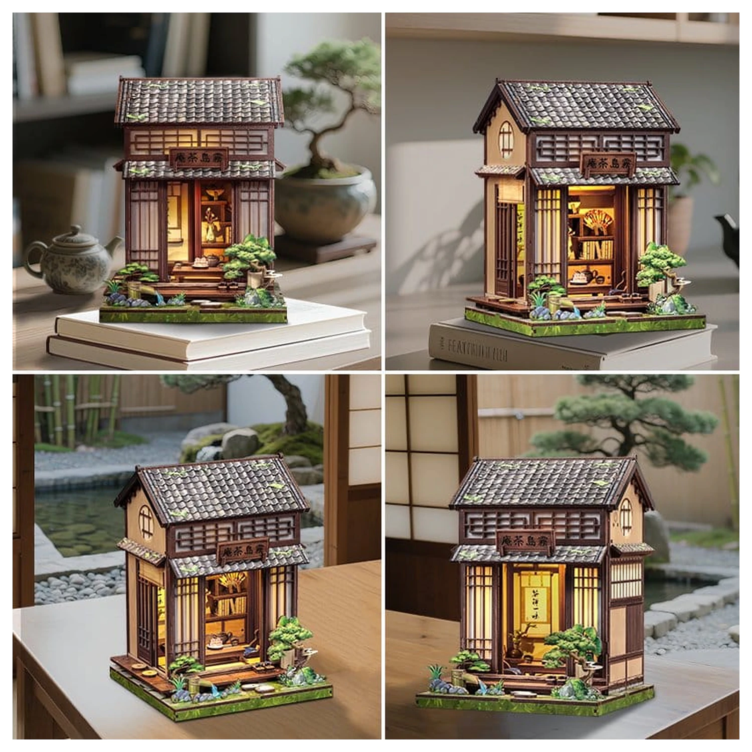 Stavebnica modelu miniatúrneho domu Kirishima Cha-an 19 x 14 cm produktová fotografia