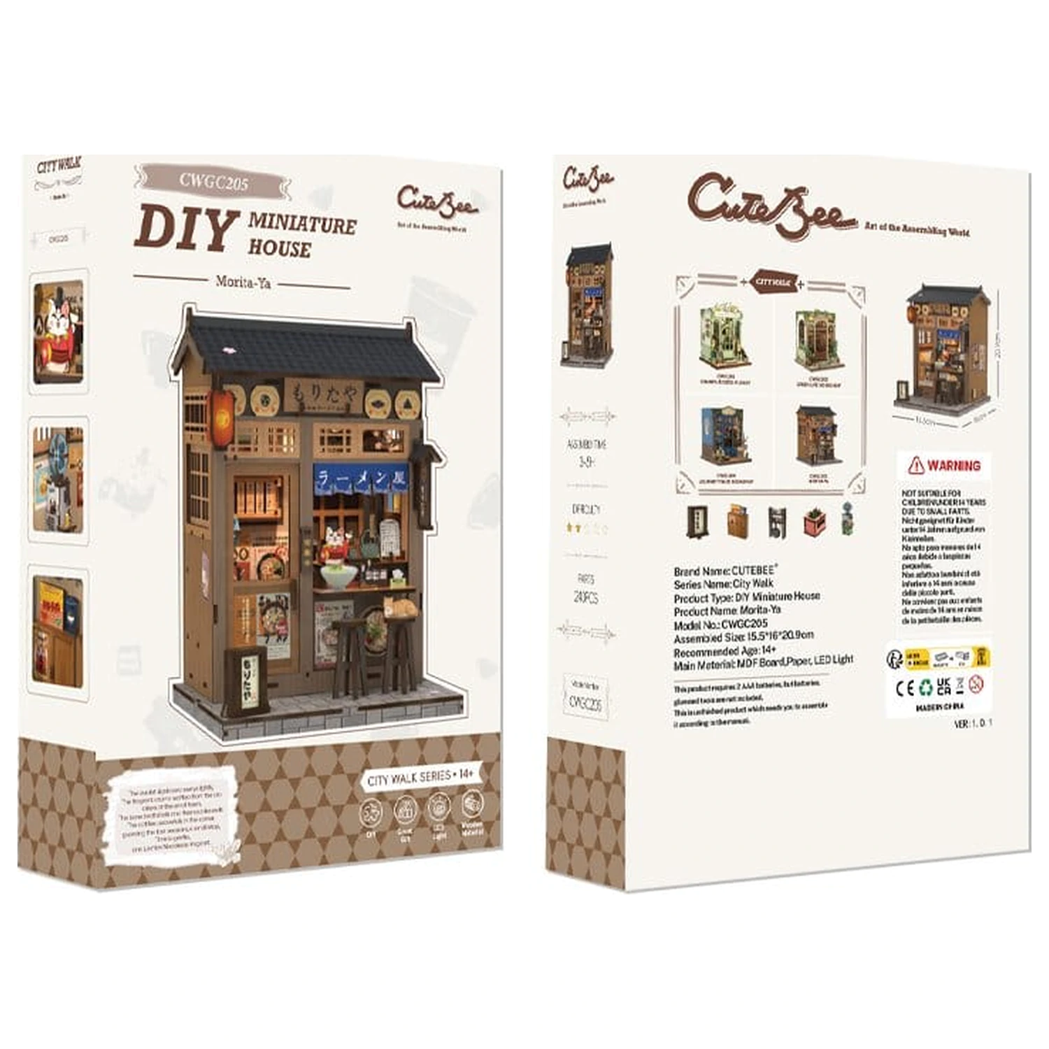 Stavebnica modelu miniatúrneho domu Morita-Ya 21 x 16 cm produktová fotografia