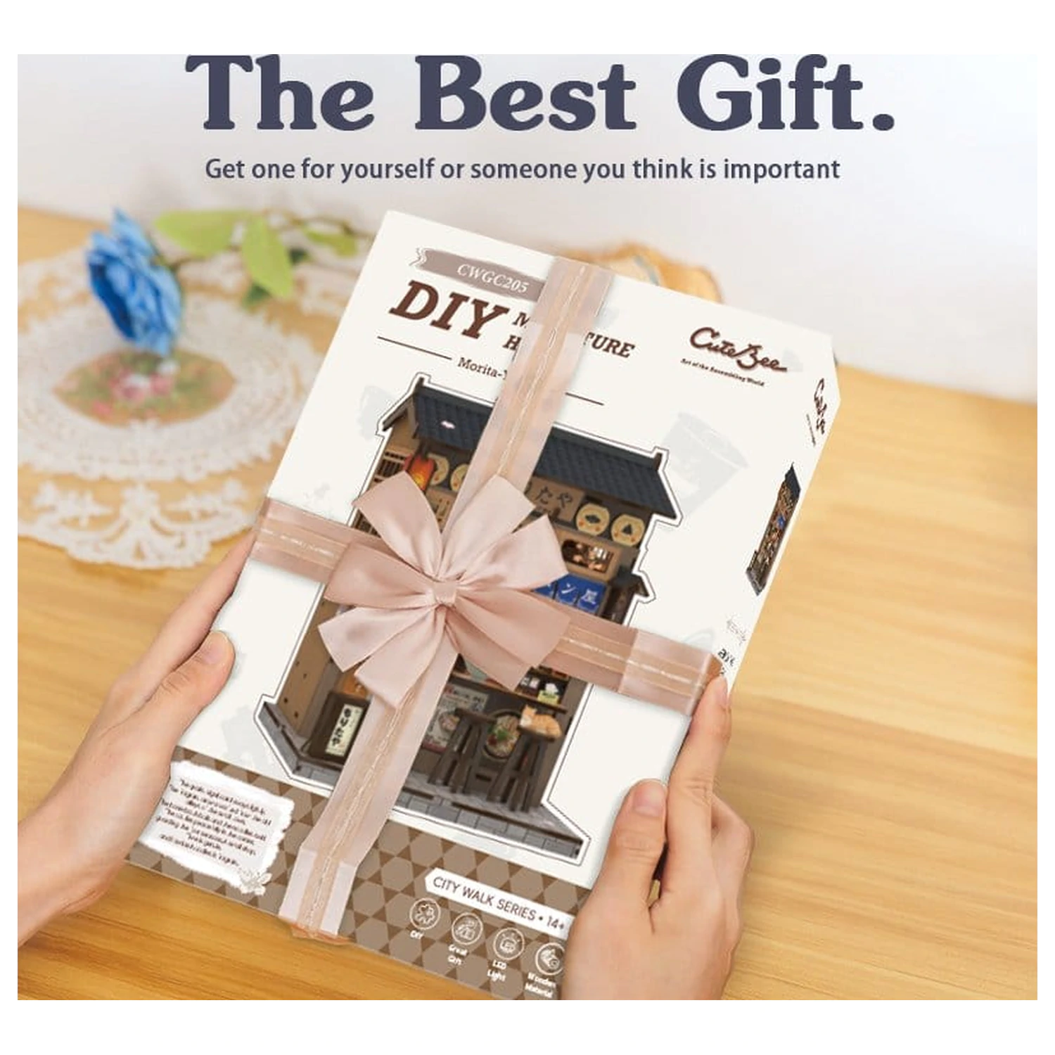 Stavebnica modelu miniatúrneho domu Morita-Ya 21 x 16 cm produktová fotografia