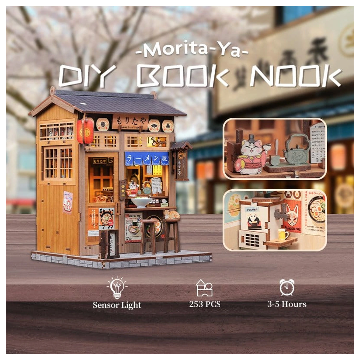 Stavebnica modelu miniatúrneho domu Morita-Ya 21 x 16 cm produktová fotografia