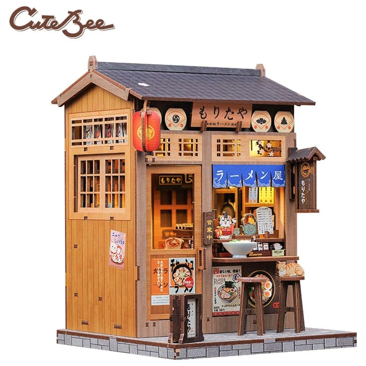 Stavebnica modelu miniatúrneho domu Morita-Ya 21 x 16 cm produktová fotografia