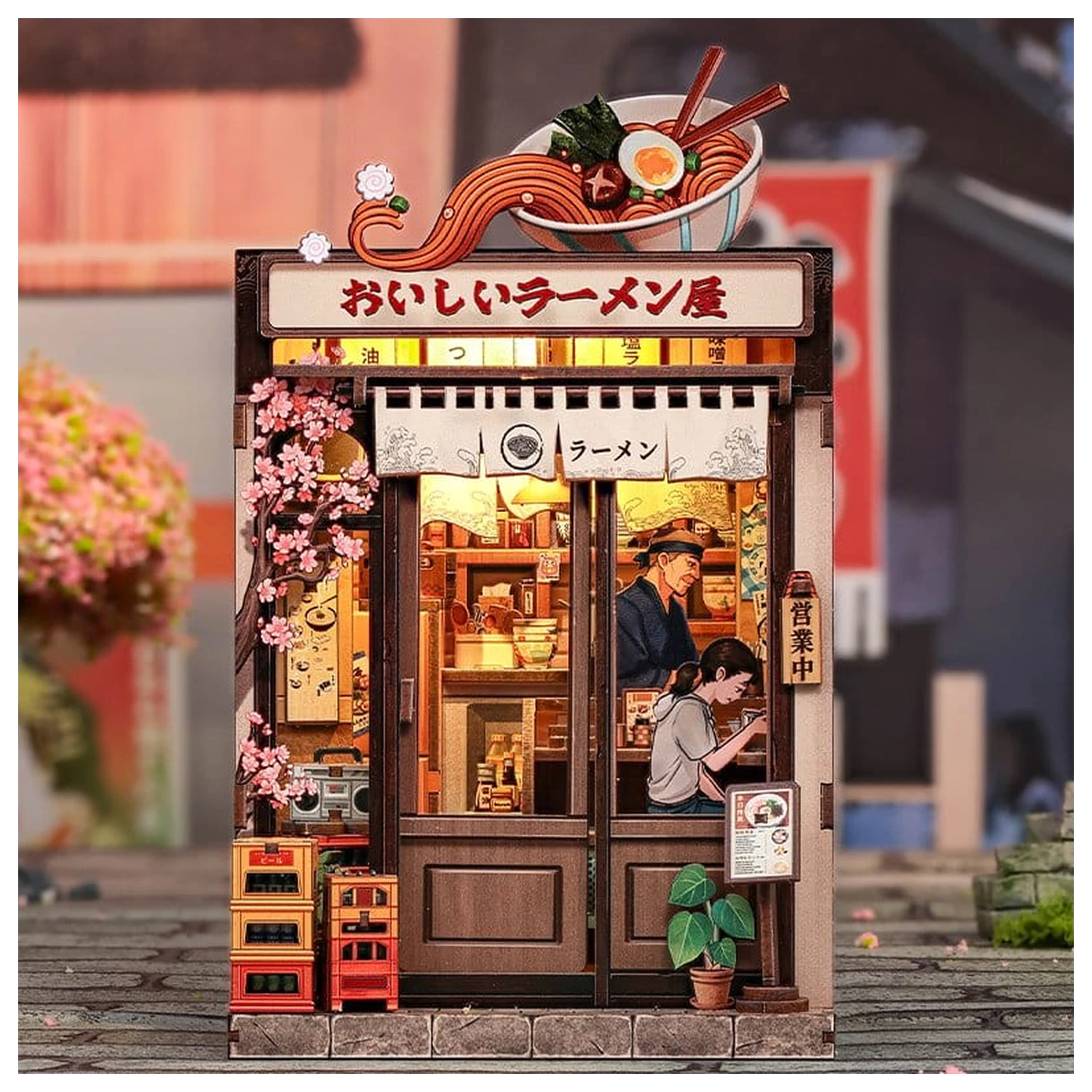 Modelová stavebnica miniatúrneho domu Oishii Kyoto 22 x 13 cm produktová fotografia