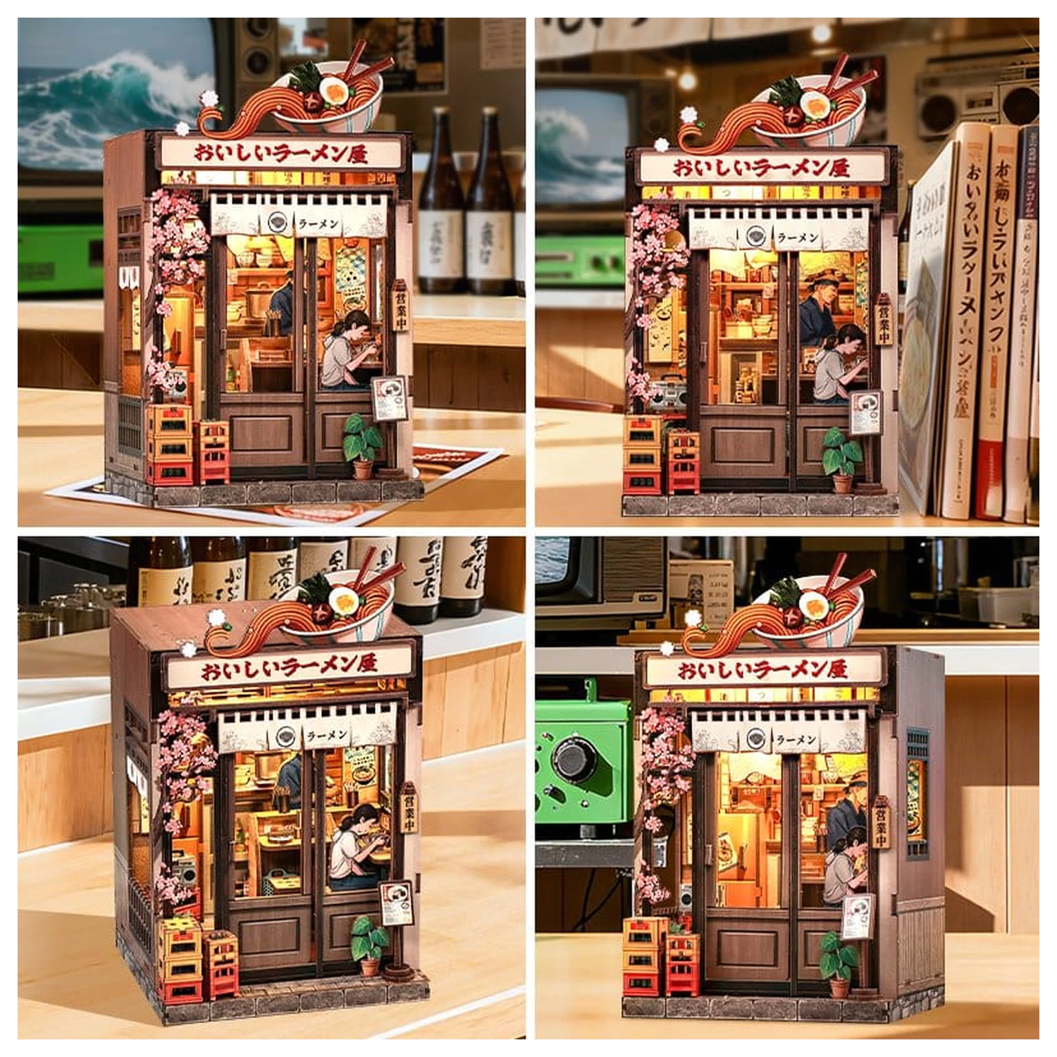 Modelová stavebnica miniatúrneho domu Oishii Kyoto 22 x 13 cm produktová fotografia