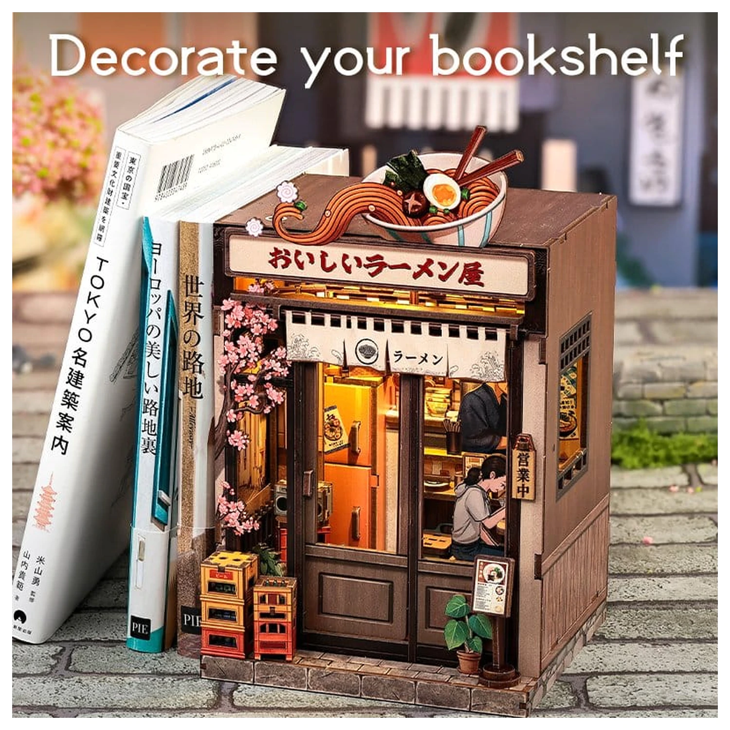 Modelová stavebnica miniatúrneho domu Oishii Kyoto 22 x 13 cm produktová fotografia