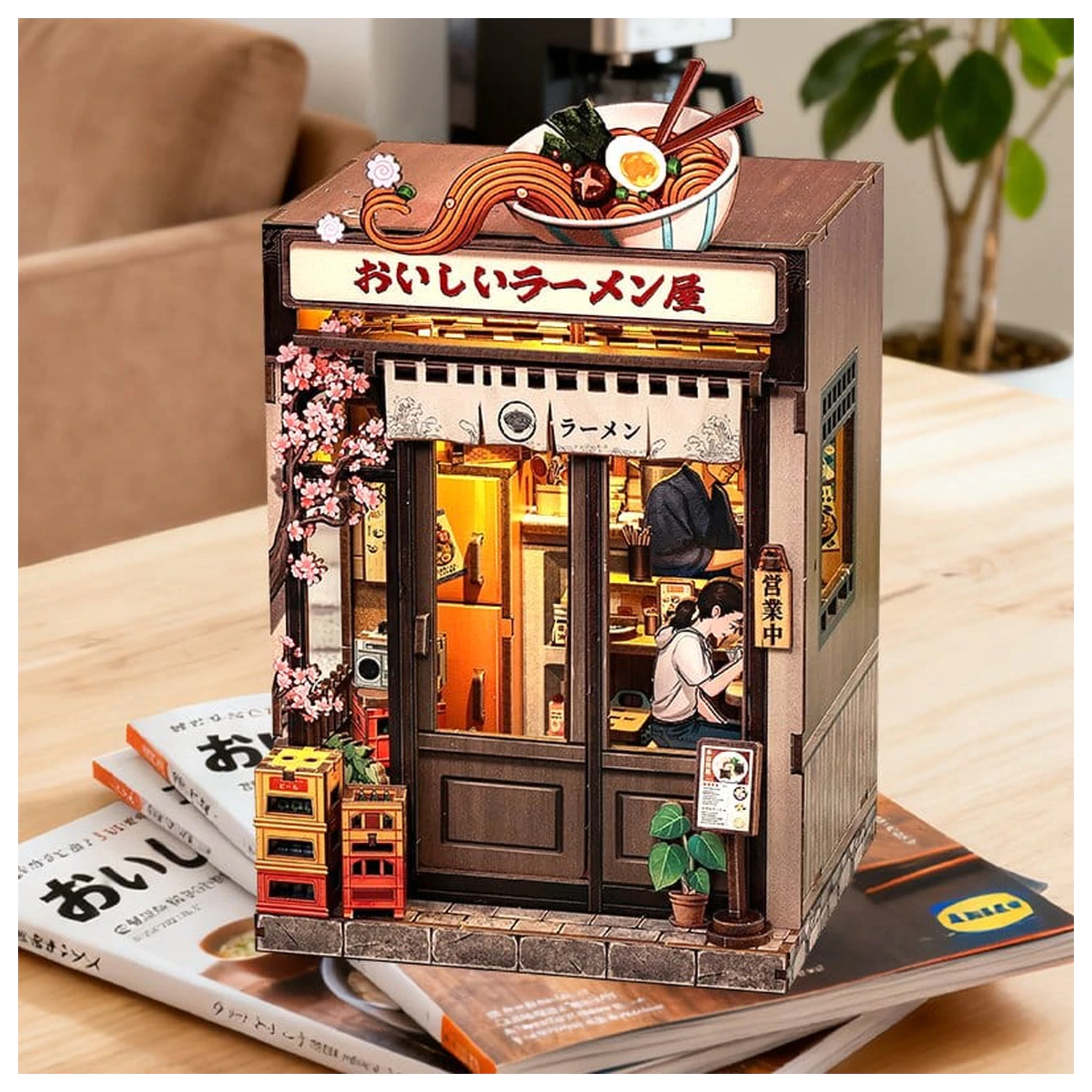 Modelová stavebnica miniatúrneho domu Oishii Kyoto 22 x 13 cm produktová fotografia