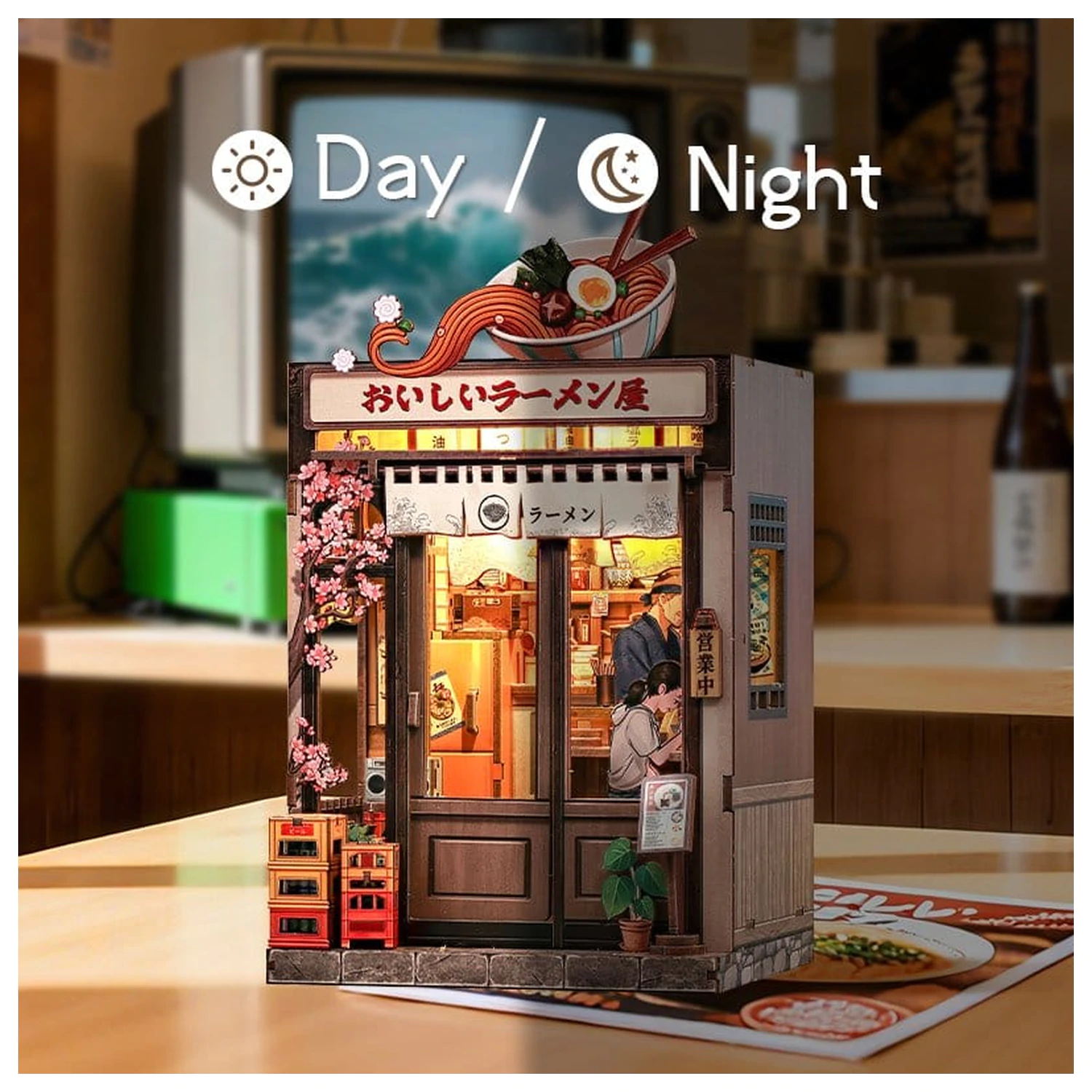 Modelová stavebnica miniatúrneho domu Oishii Kyoto 22 x 13 cm produktová fotografia