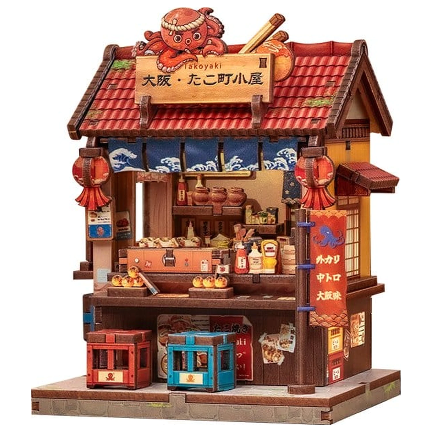 Sada na zostavenie miniatúrneho modelu domu Osaka Takoyaki 12 x 9 cm produktová fotografia