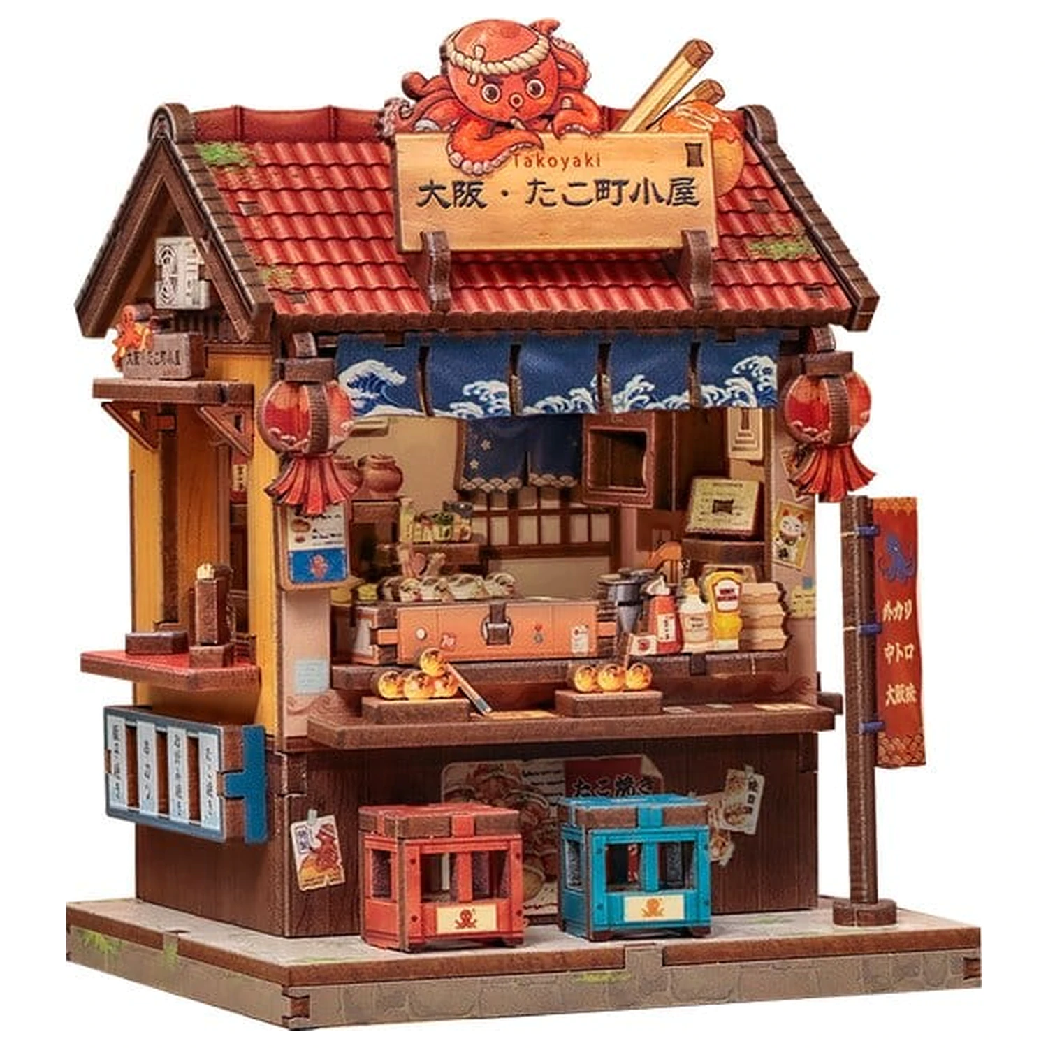Sada na zostavenie miniatúrneho modelu domu Osaka Takoyaki 12 x 9 cm produktová fotografia