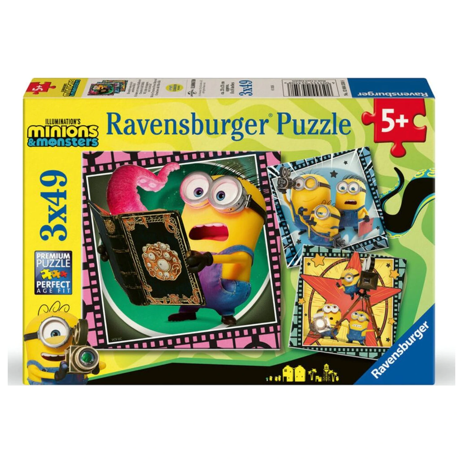 Minions 3 puzzle 3x49ks produktová fotografia