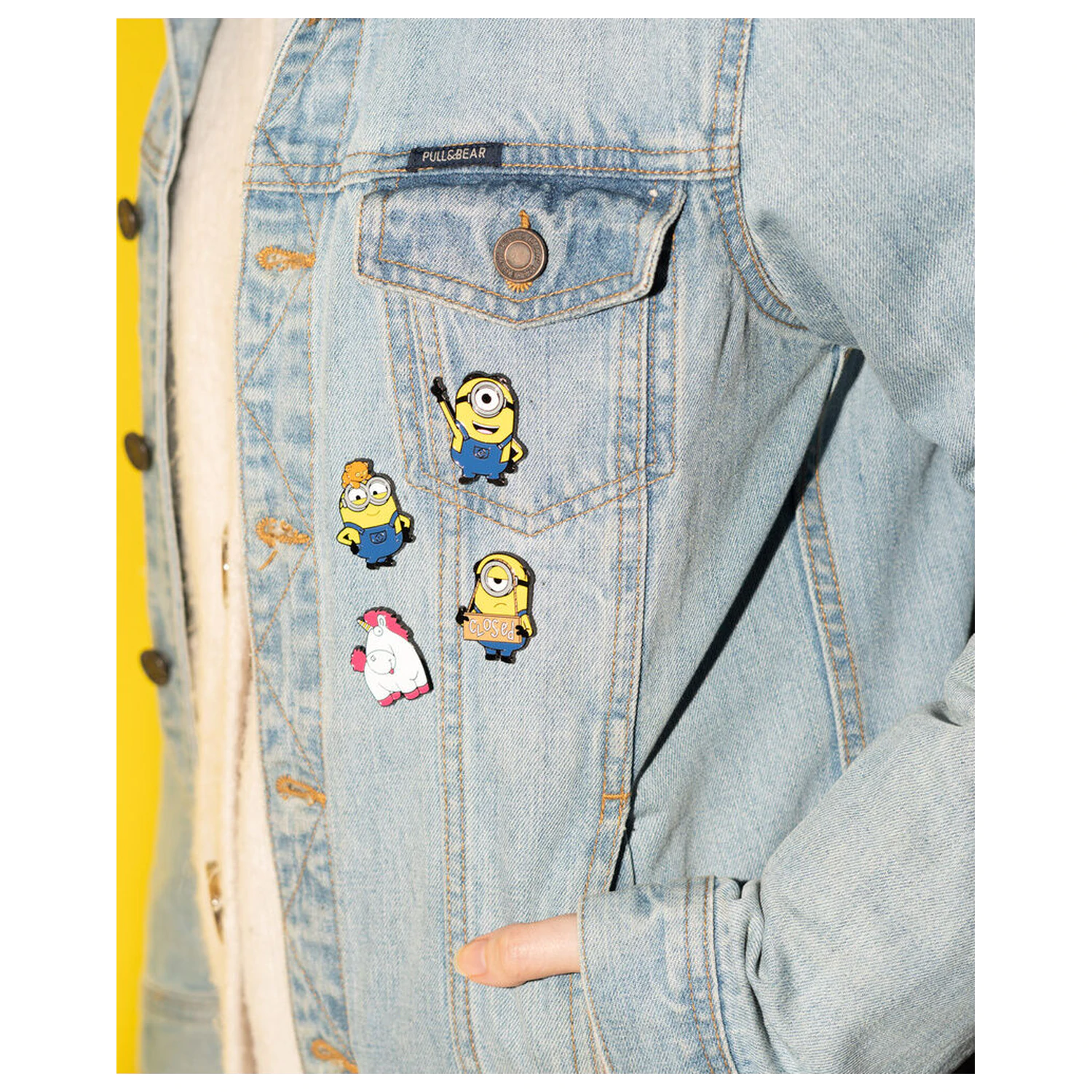 Minions sada 4 odznakov produktová fotografia