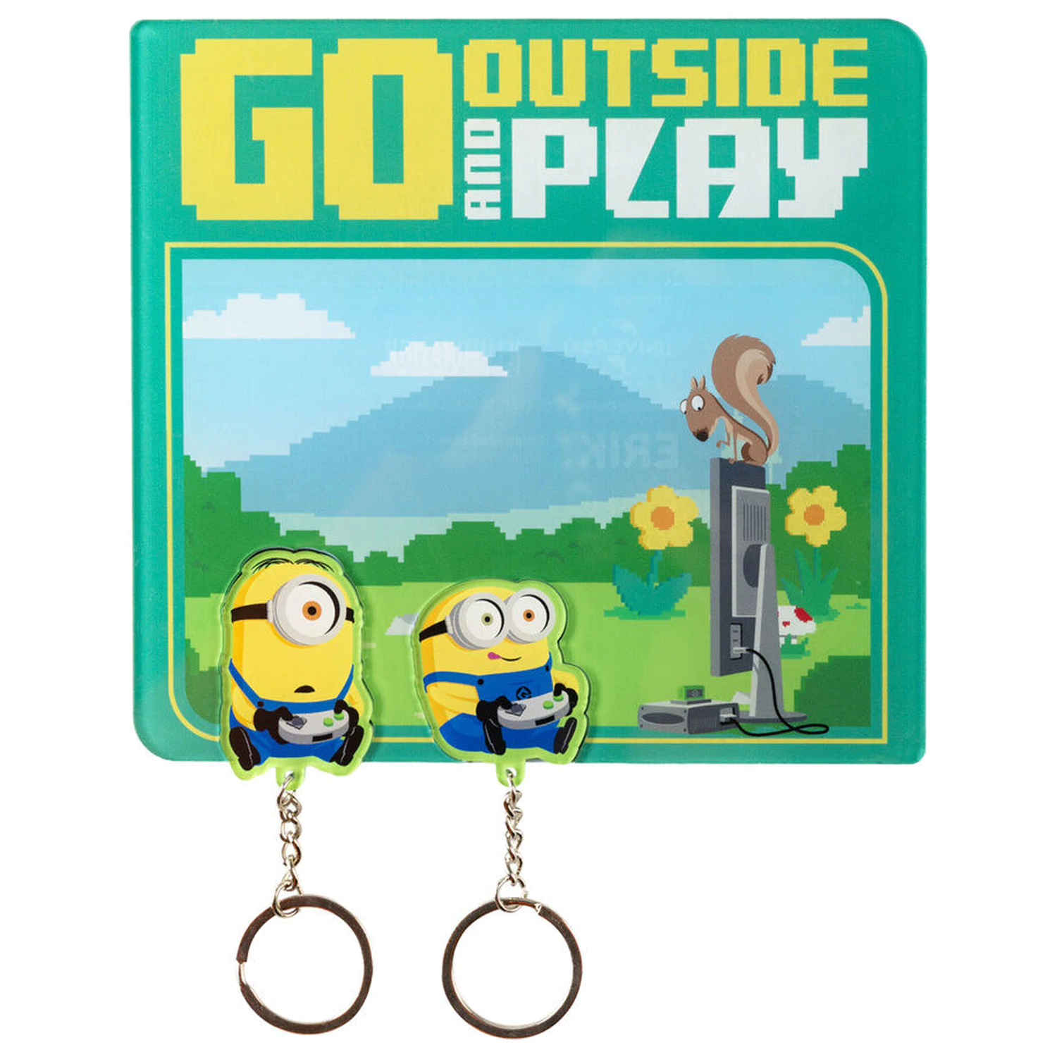 Minions vešiak na kľúče s krúžkom na kľúče produktová fotografia