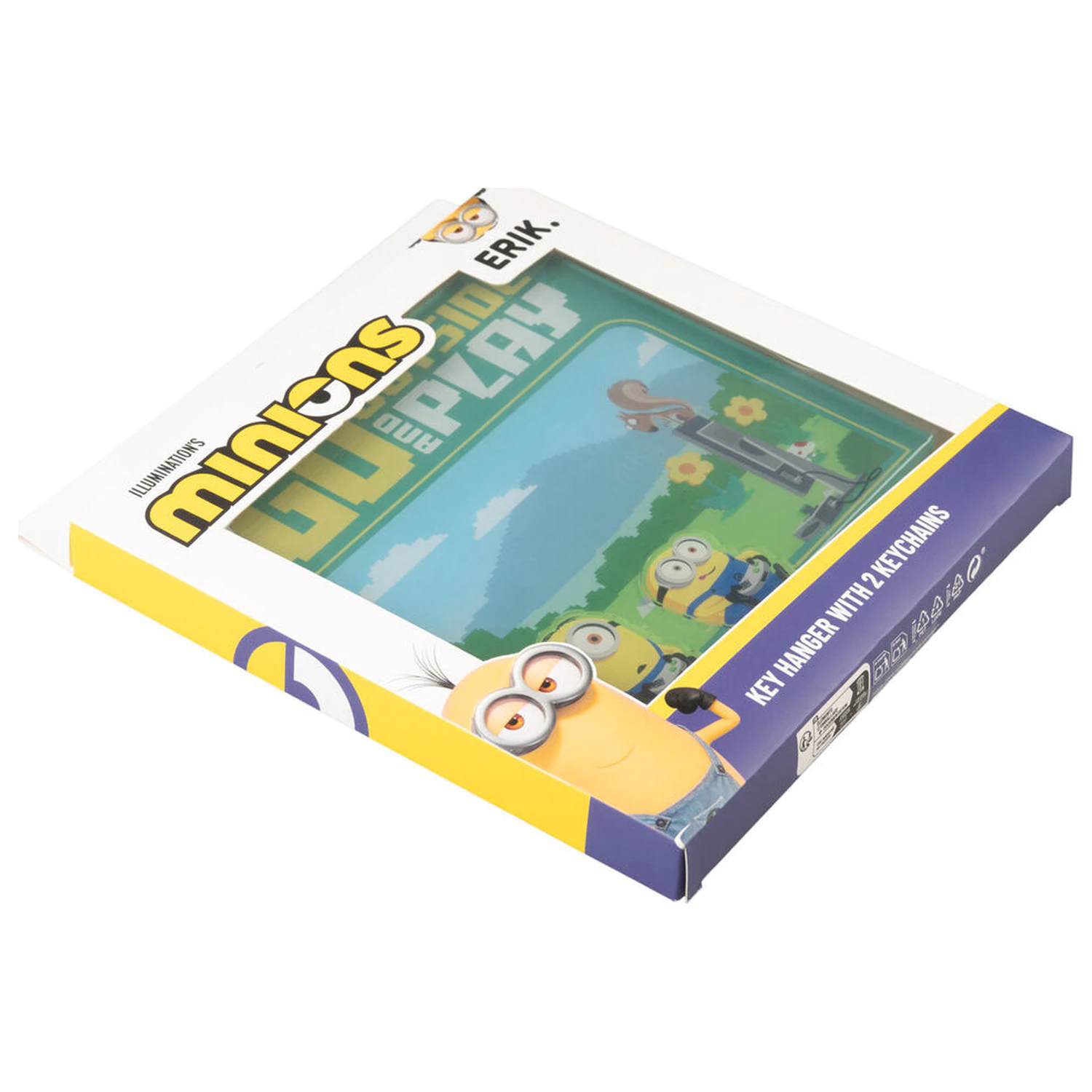 Minions vešiak na kľúče s krúžkom na kľúče produktová fotografia