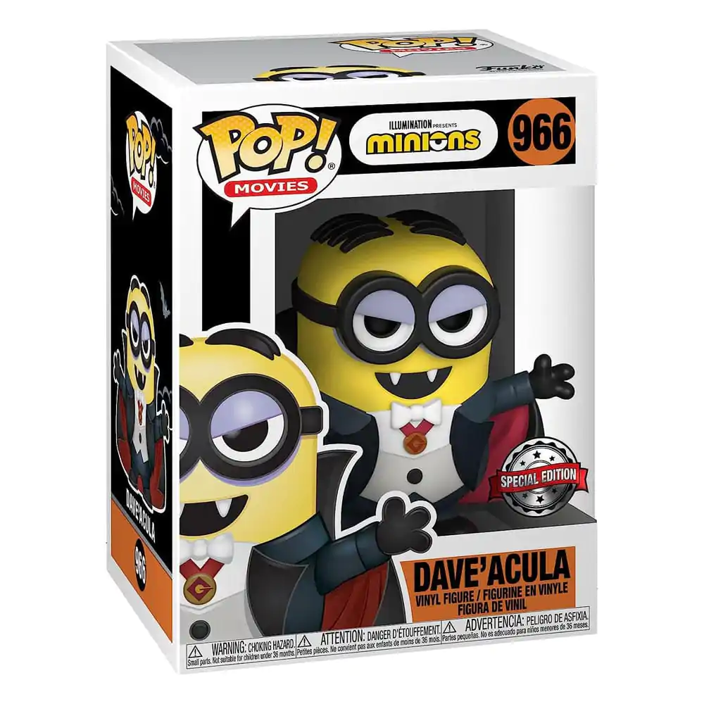 Minions POP! Movies Vinylová figúrka Dave'acula Exclusive 9 cm produktová fotografia