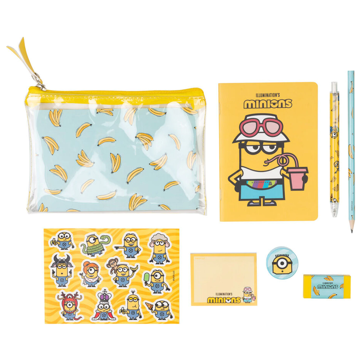 Minions súprava písacích potrieb produktová fotografia