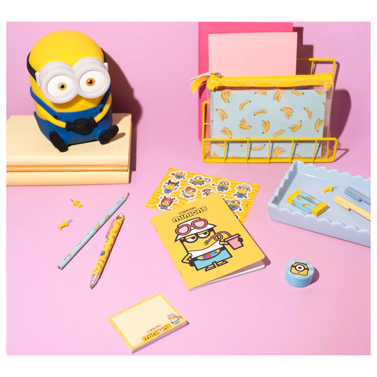 Minions súprava písacích potrieb produktová fotografia