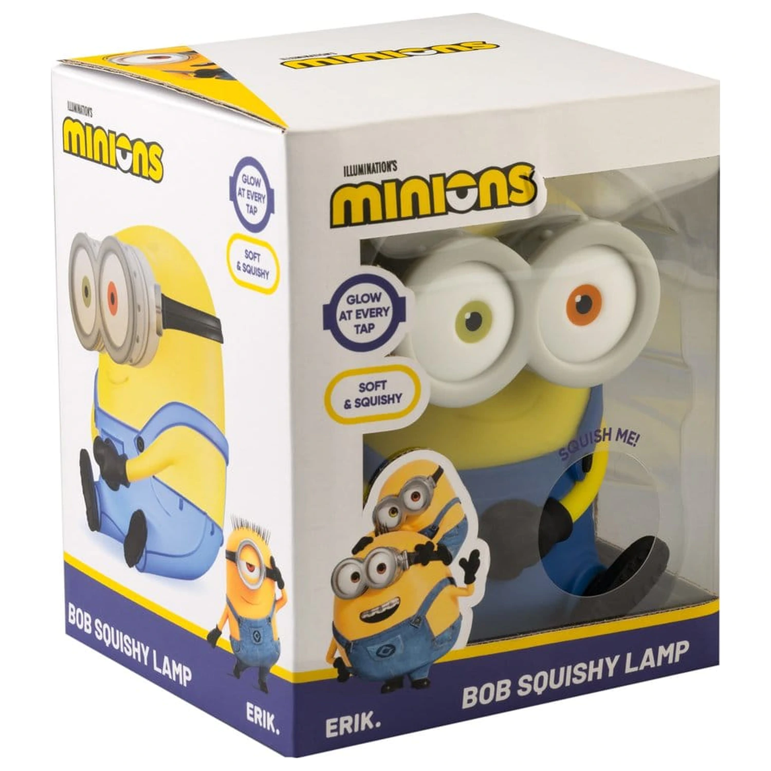 Minions mäkká lampa produktová fotografia