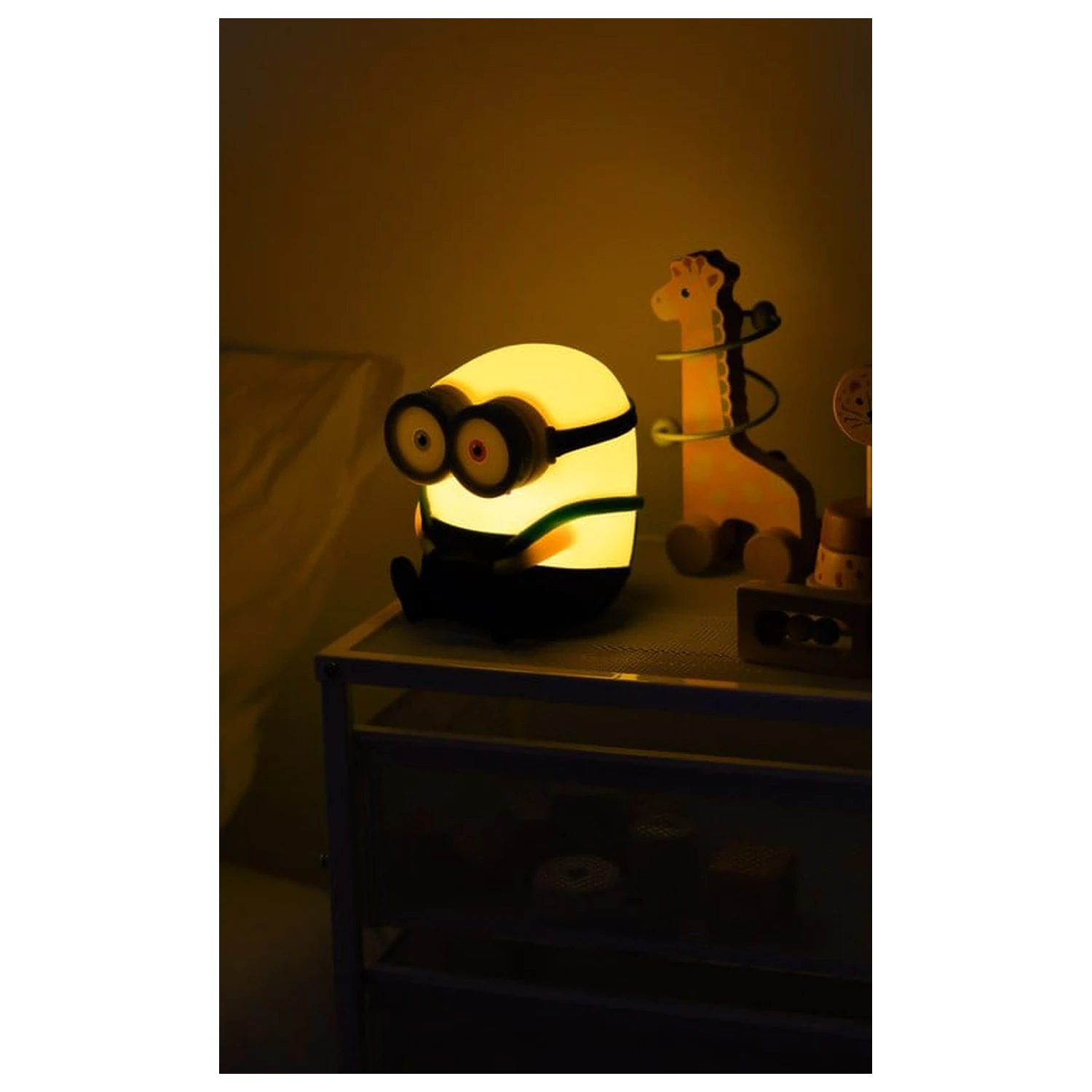 Minions mäkká lampa produktová fotografia