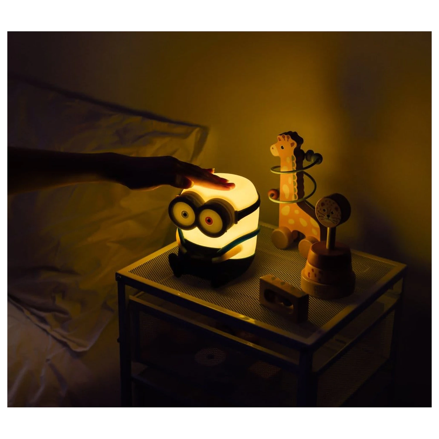 Minions mäkká lampa produktová fotografia