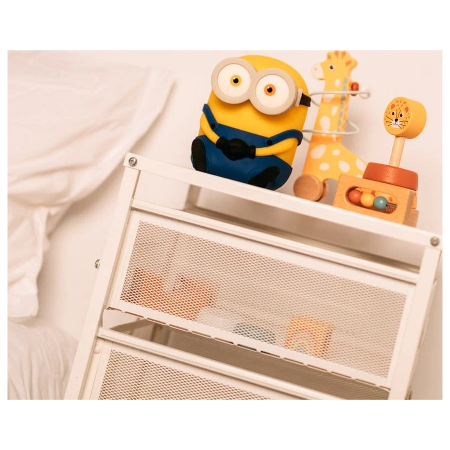 Minions mäkká lampa produktová fotografia