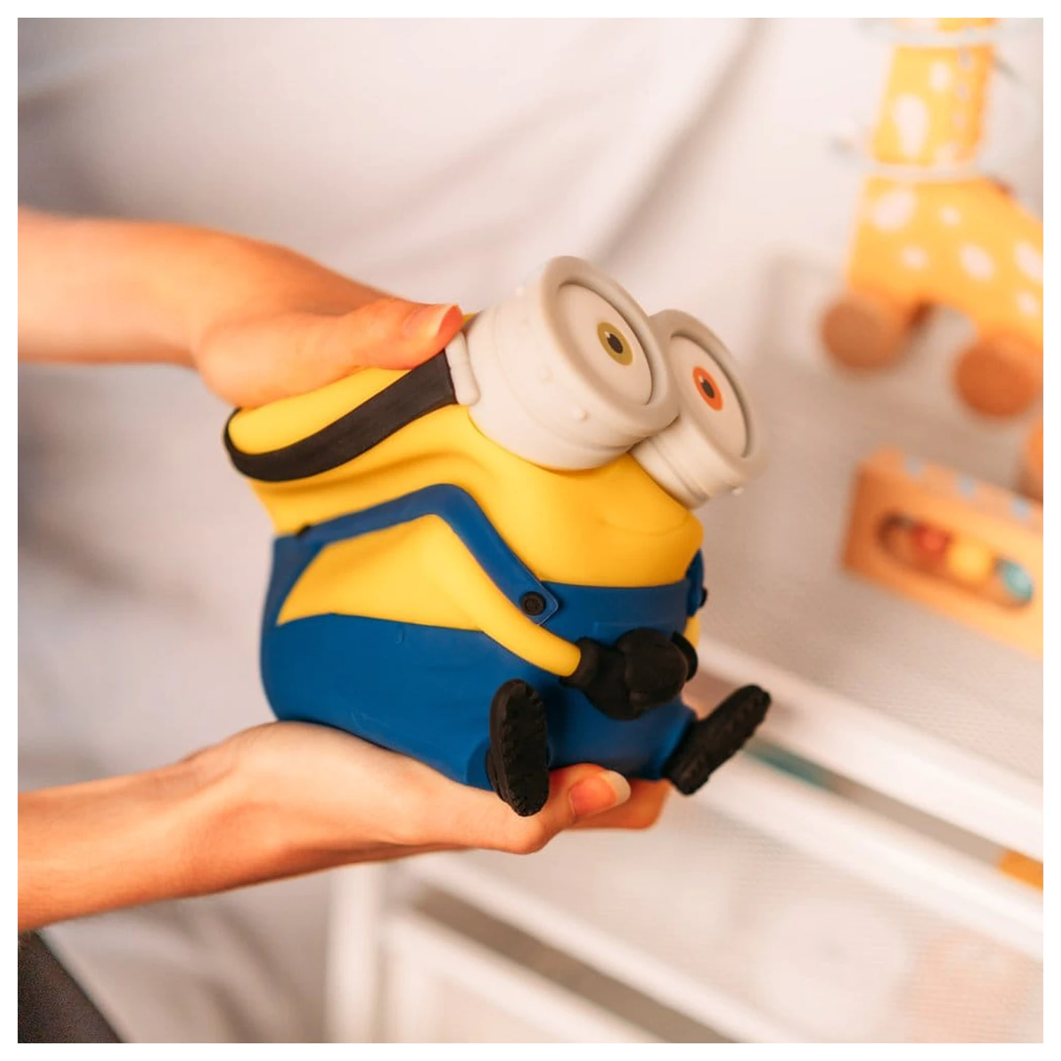 Minions mäkká lampa produktová fotografia
