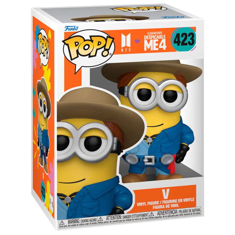 Minions x BTS Funko POP! Rocks vinylová figúrka V 9 cm produktová fotografia