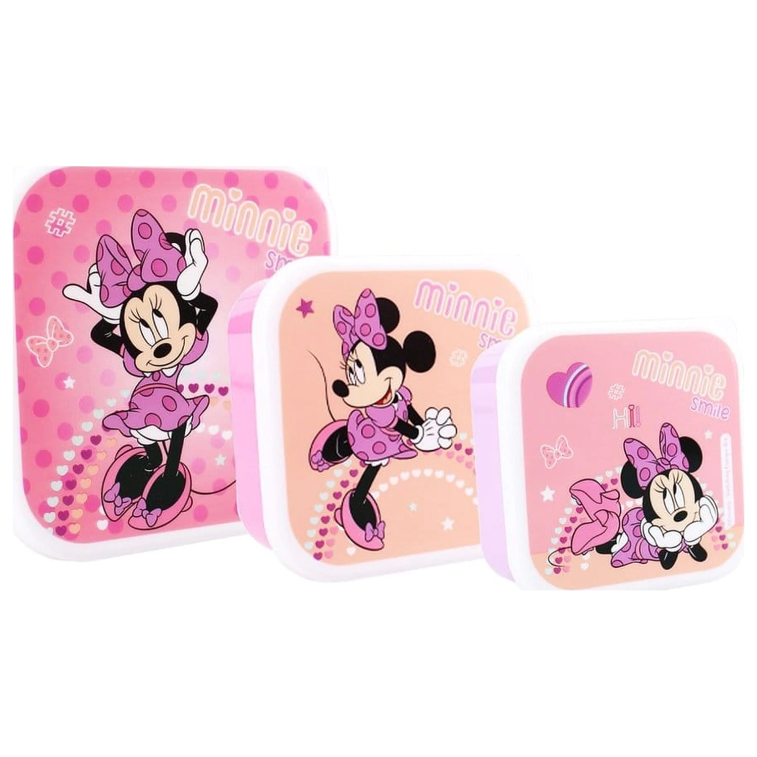 Minnie Mouse Snackbox Set Fresh Bites 12 cm produktová fotografia