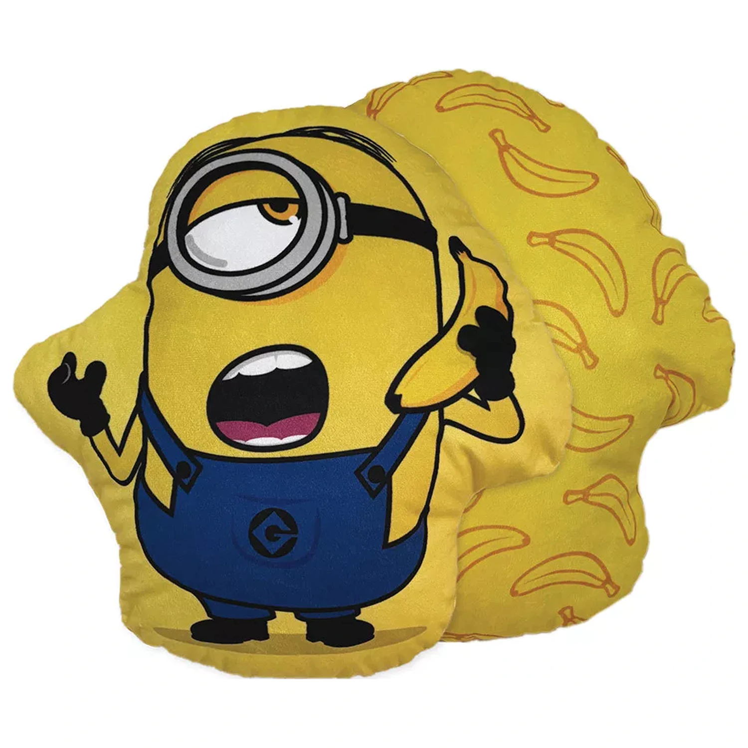 Minions Banana Calling Shaped Vankúš, Dekoračný vankúš 35x33 cm produktová fotografia