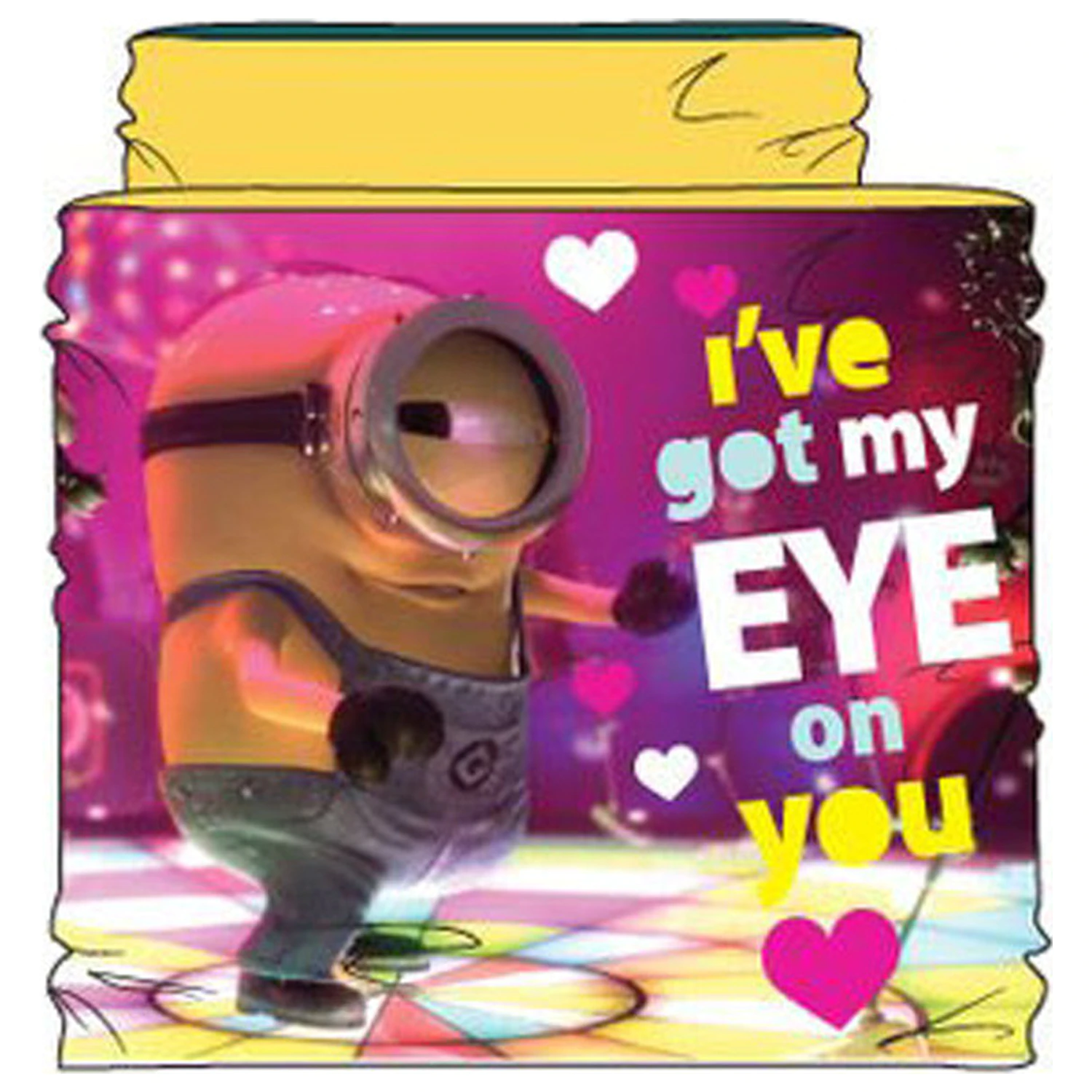 Minions Eye on You Yellow Detský šál, nákrčník produktová fotografia