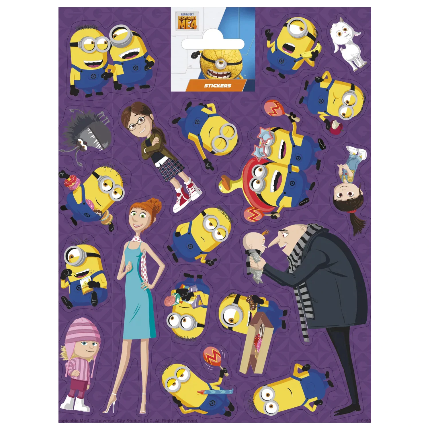 Minions Family nálepka produktová fotografia