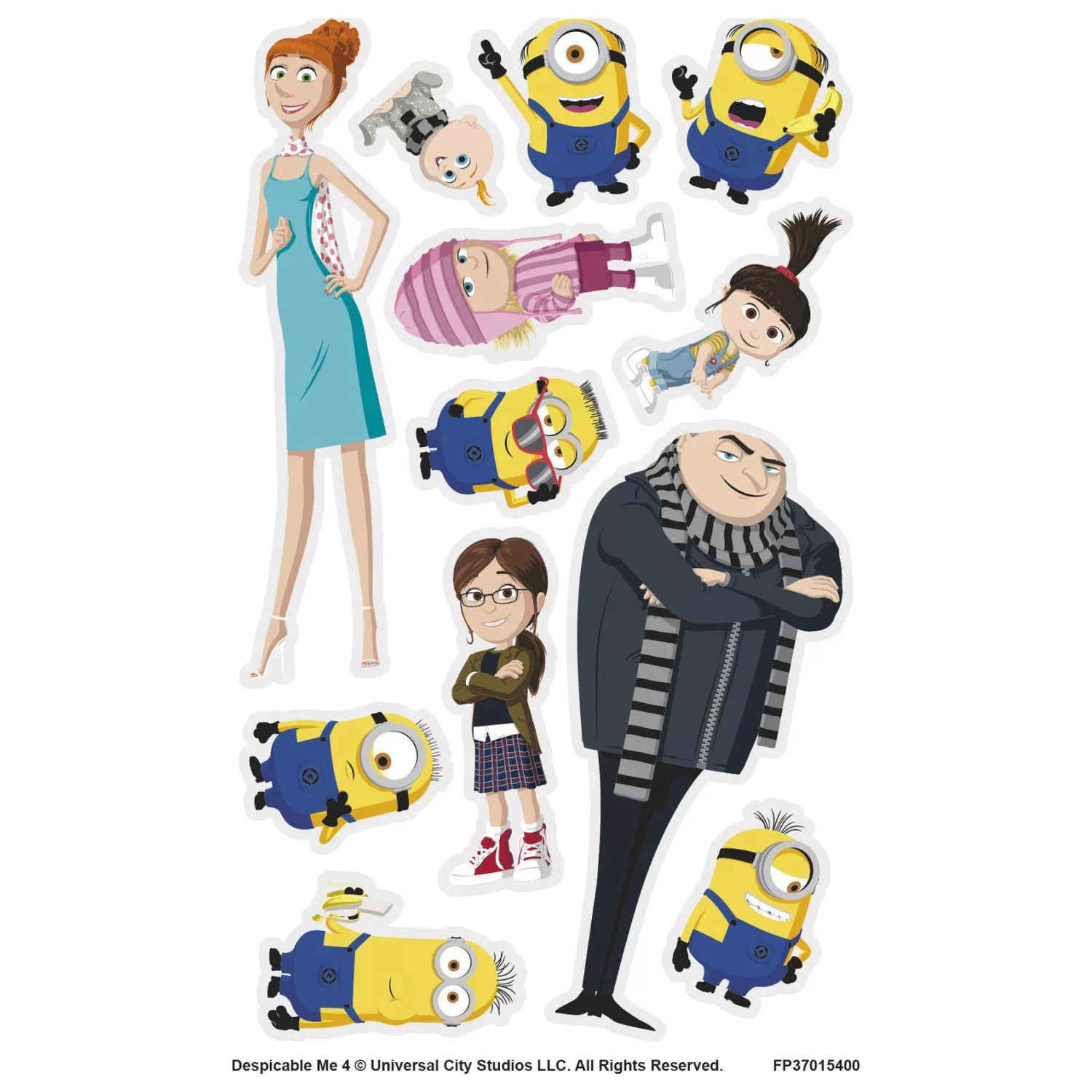 Minions rodinné tetovanie 12 ks produktová fotografia