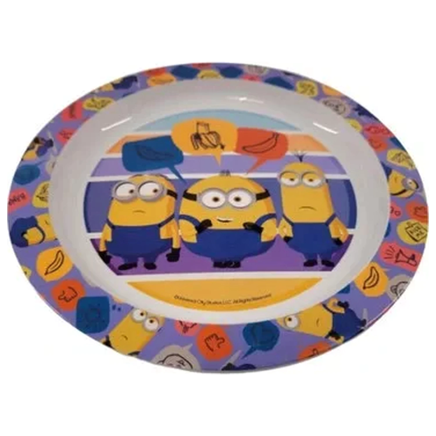 Minions Striped Mikro večerný tanier 22 cm produktová fotografia