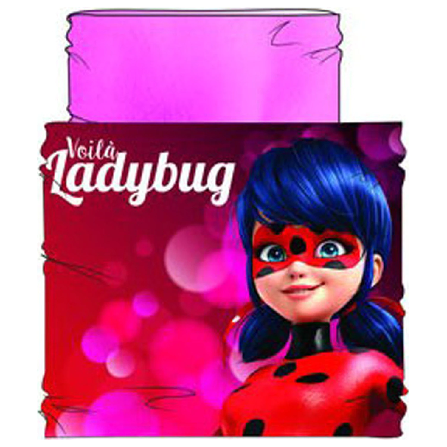 Miraculous Ladybug Power Pink detský šál, nákrčník produktová fotografia