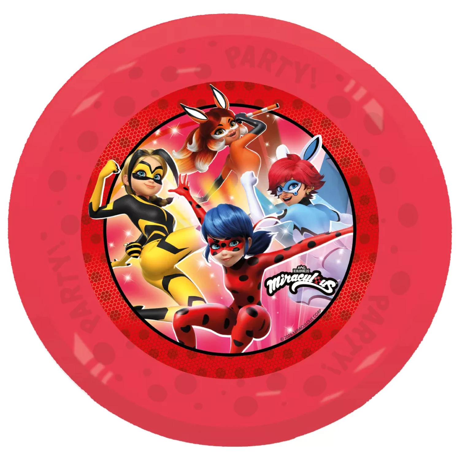 Miraculous Hero Micro Premium Plastic Flat Plate 4-dielna súprava 21 cm produktová fotografia