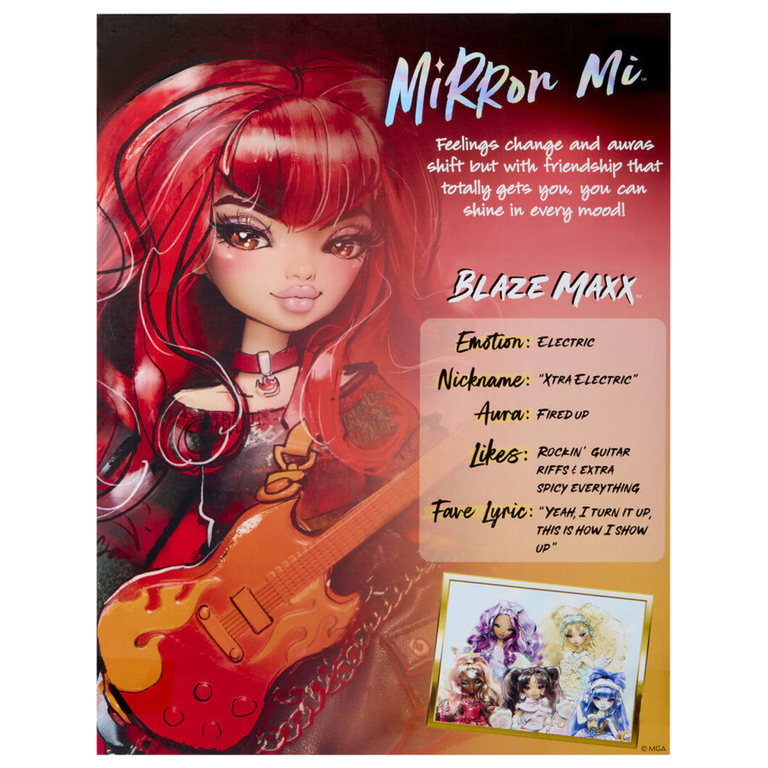 Mirror Mi Blaze Maxx elektrická bábika 26cm produktová fotografia