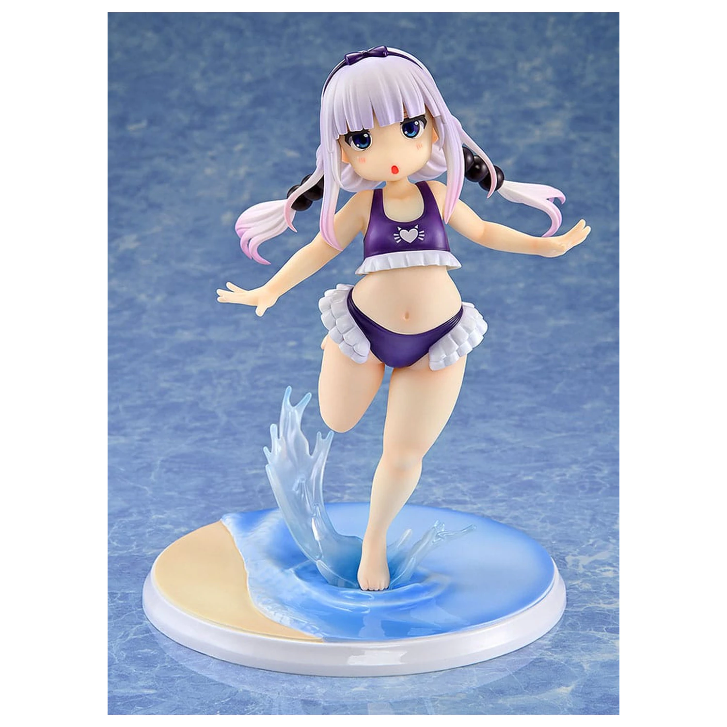 Miss Kobayashi's Dragon Maid PVC Socha 1/6 Kanna Kamui: Excited to Wear a Swimsuit at Home Ver. (Purple) 20 cm produktová fotografia