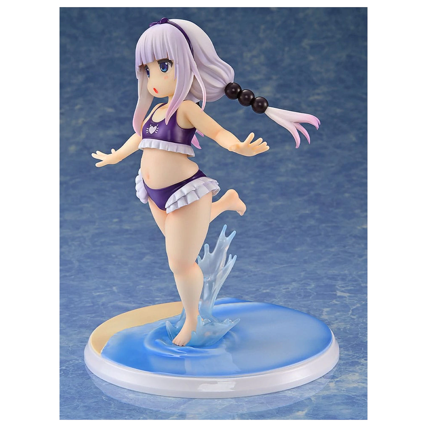 Miss Kobayashi's Dragon Maid PVC Socha 1/6 Kanna Kamui: Excited to Wear a Swimsuit at Home Ver. (Purple) 20 cm produktová fotografia