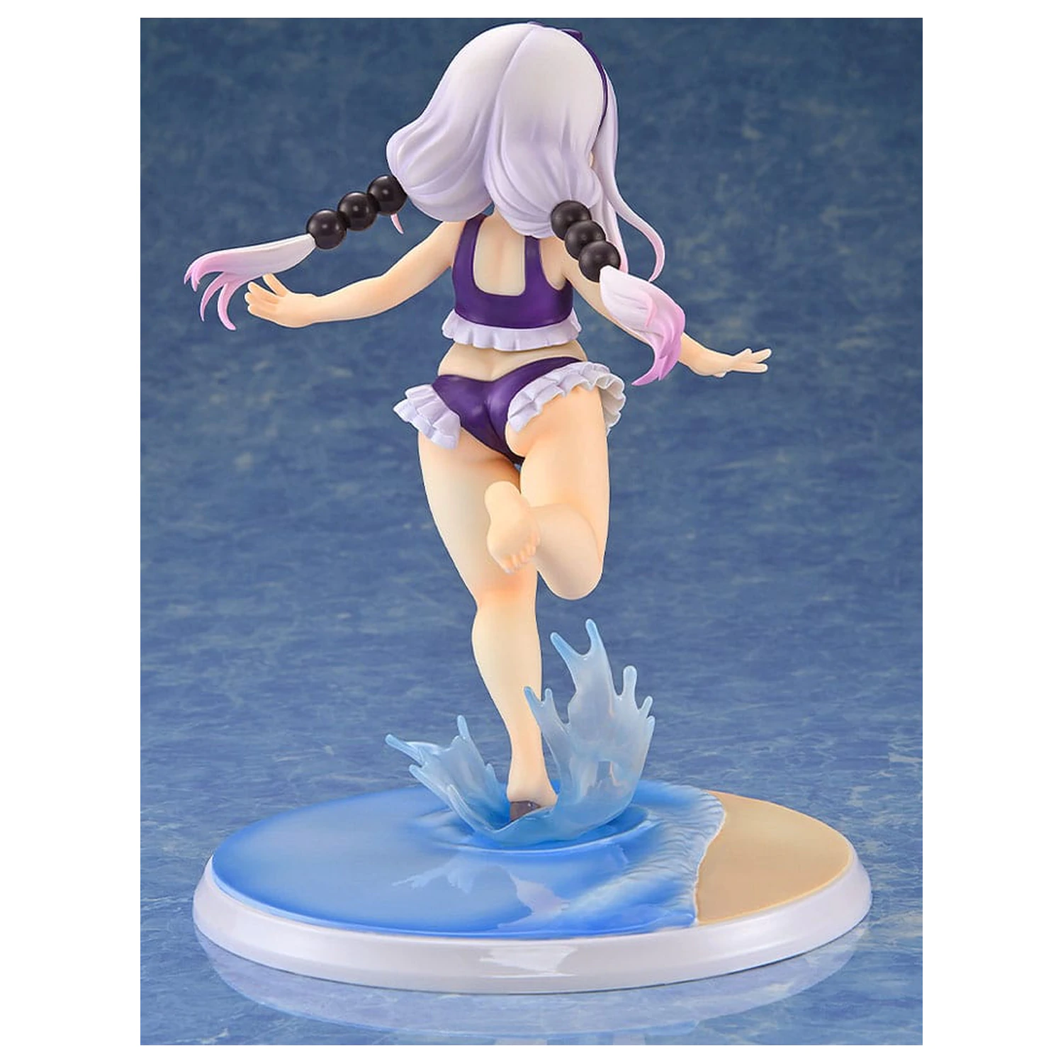 Miss Kobayashi's Dragon Maid PVC Socha 1/6 Kanna Kamui: Excited to Wear a Swimsuit at Home Ver. (Purple) 20 cm produktová fotografia
