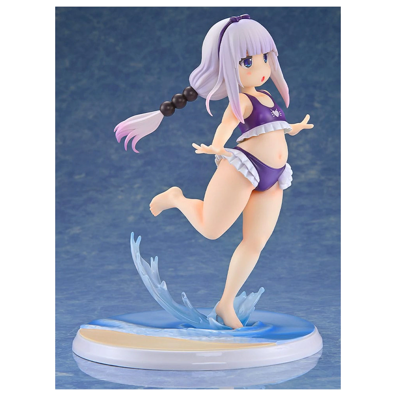 Miss Kobayashi's Dragon Maid PVC Socha 1/6 Kanna Kamui: Excited to Wear a Swimsuit at Home Ver. (Purple) 20 cm produktová fotografia