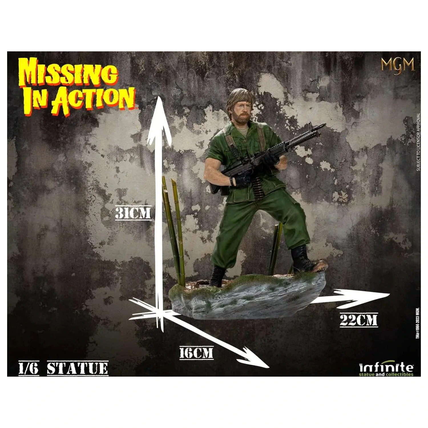 Missing In Action plukovník James Braddock socha 1/6 31 cm produktová fotografia