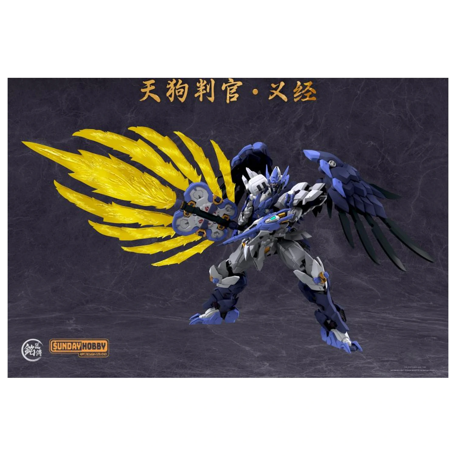 MJZ Studio x Sunday Hobby Tengu Judge Yoshitsune Plastikový model 23,6 cm produktová fotografia