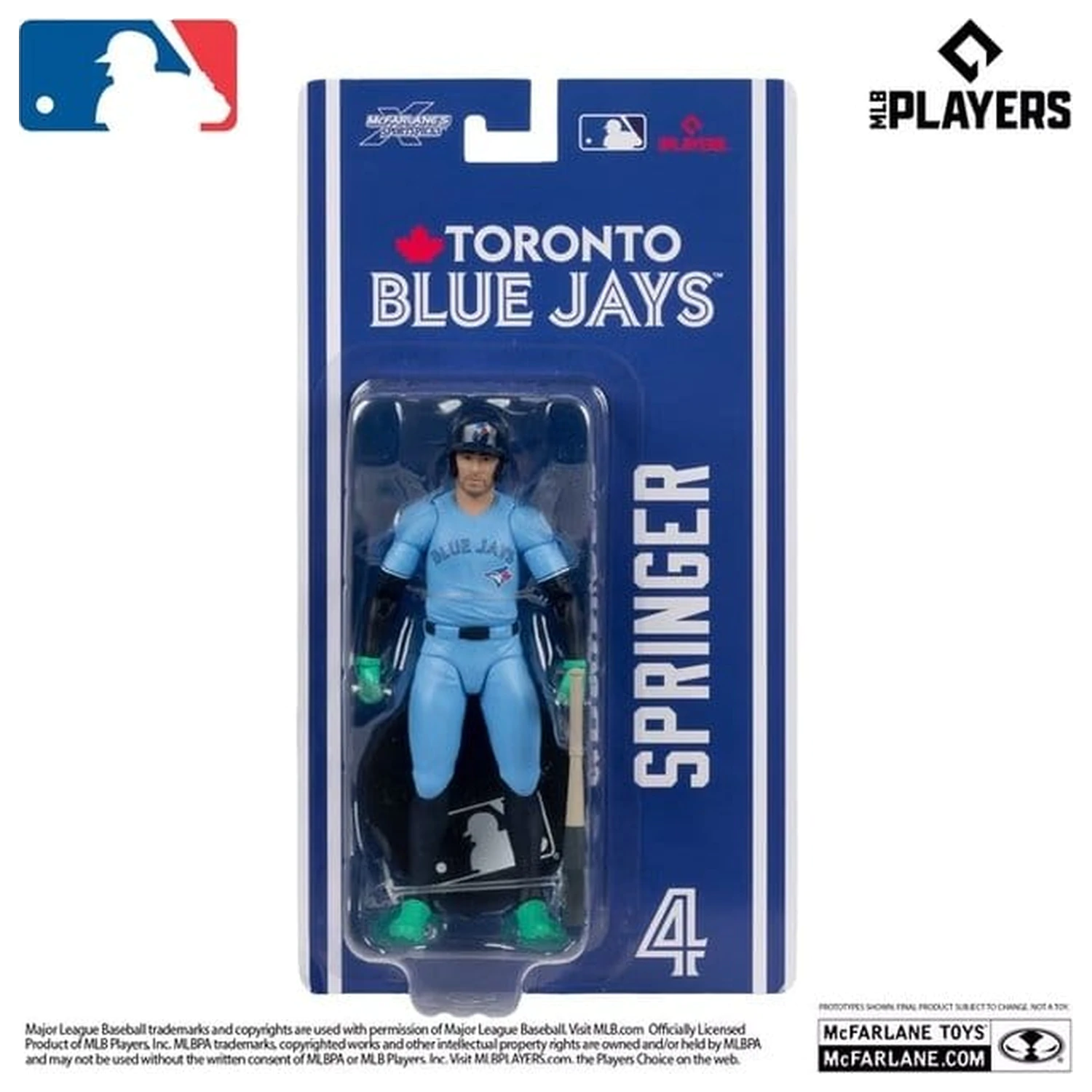MLB McFarlane SportsPicks Akčná figúrka George Springer (Toronto Blue Jays) 15 cm produktová fotografia