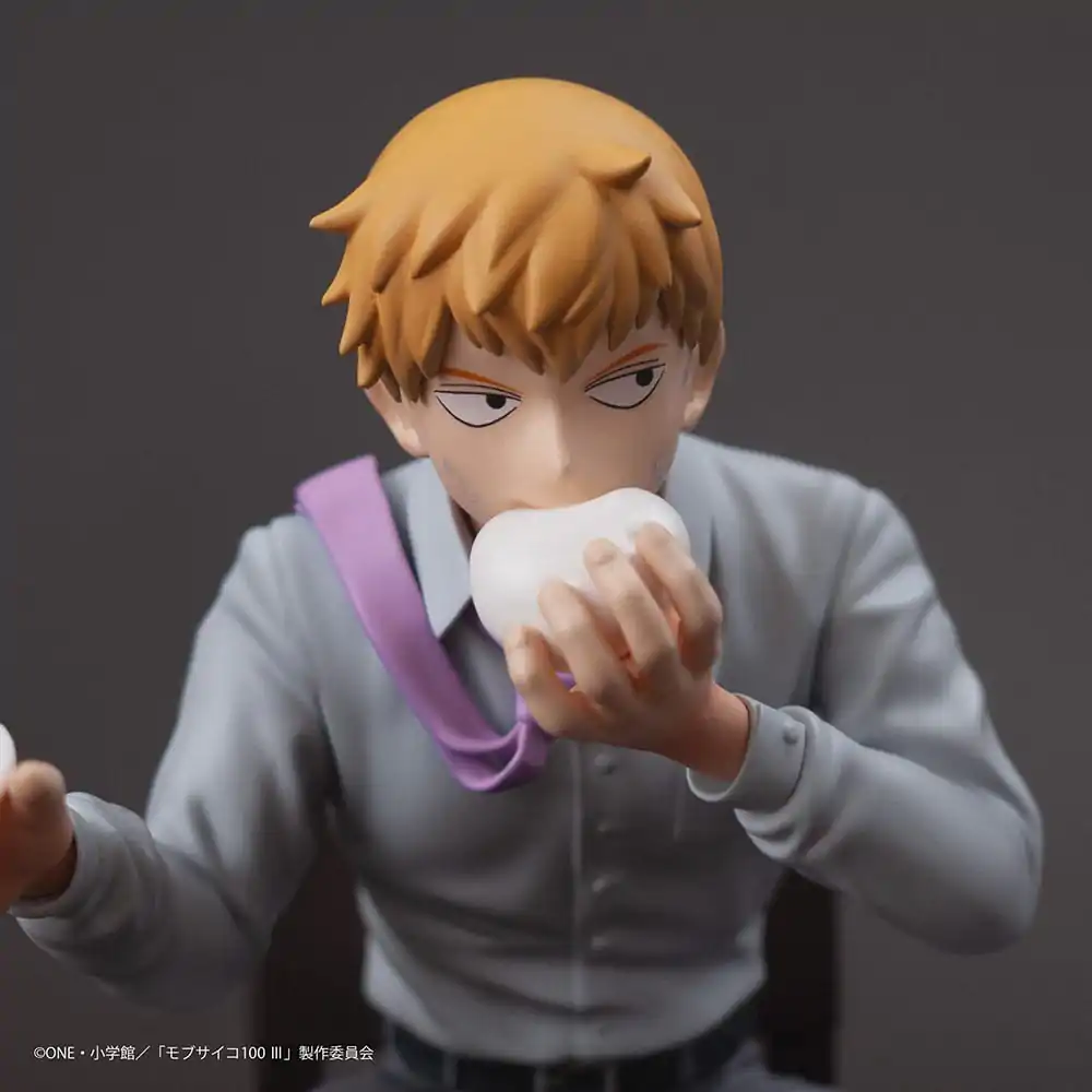Mob Psycho 100 III x Bunbougu Cafe 2022 PVC Socha Arataka Reigen 14 centimetrov produktová fotografia