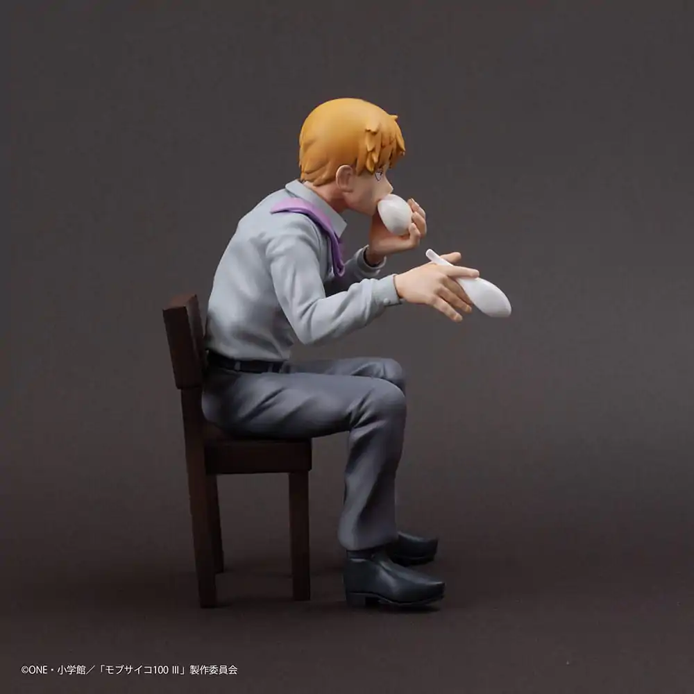Mob Psycho 100 III x Bunbougu Cafe 2022 PVC Socha Arataka Reigen 14 centimetrov produktová fotografia
