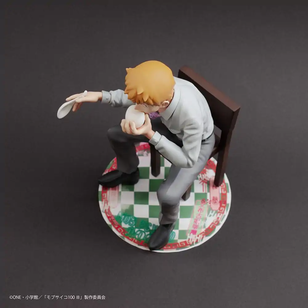 Mob Psycho 100 III x Bunbougu Cafe 2022 PVC Socha Arataka Reigen 14 centimetrov produktová fotografia