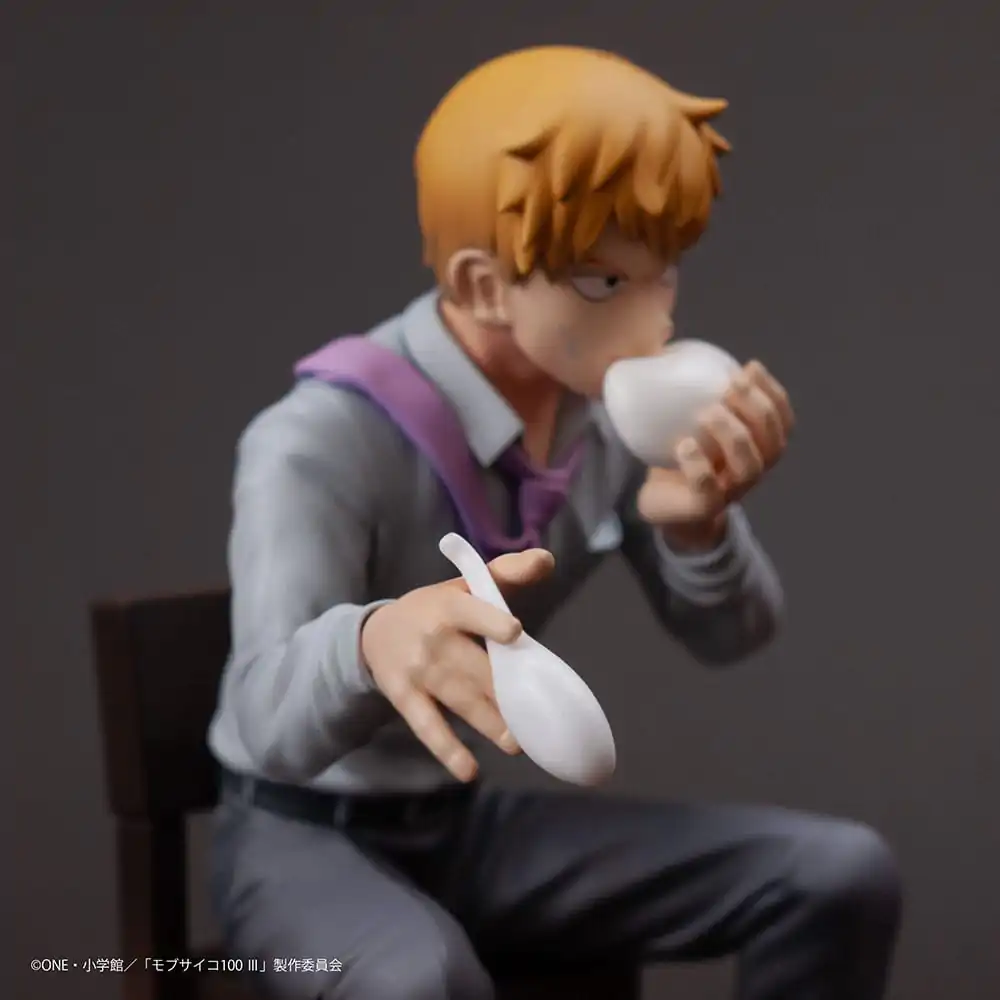 Mob Psycho 100 III x Bunbougu Cafe 2022 PVC Socha Arataka Reigen 14 centimetrov produktová fotografia