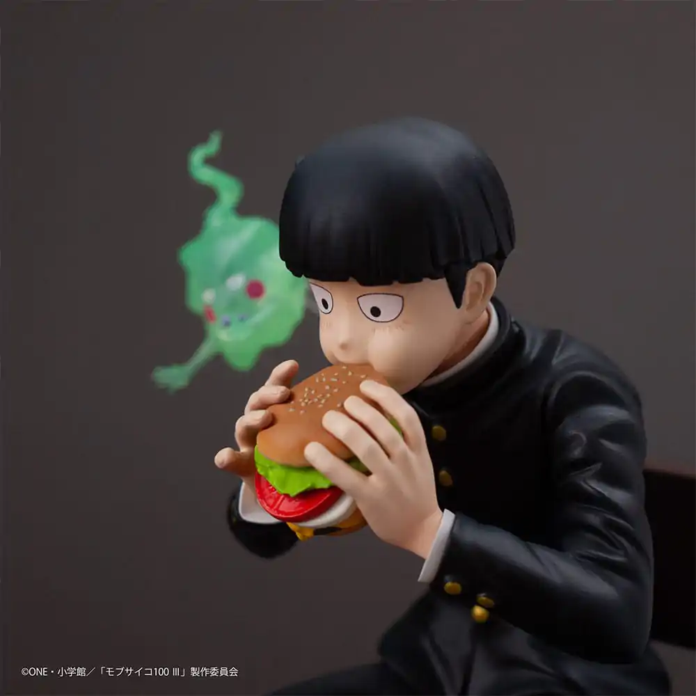 Mob Psycho 100 III x Bunbougu Cafe 2022 PVC soška Shigeo Kageyama & Ekubo 13 cm produktová fotografia