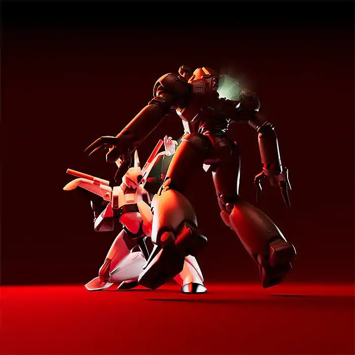 Mobile Police Patlabor plastová stavebnica PLAMAX Neo 3D Show Type Zero vs Boxer 17 cm produktová fotografia