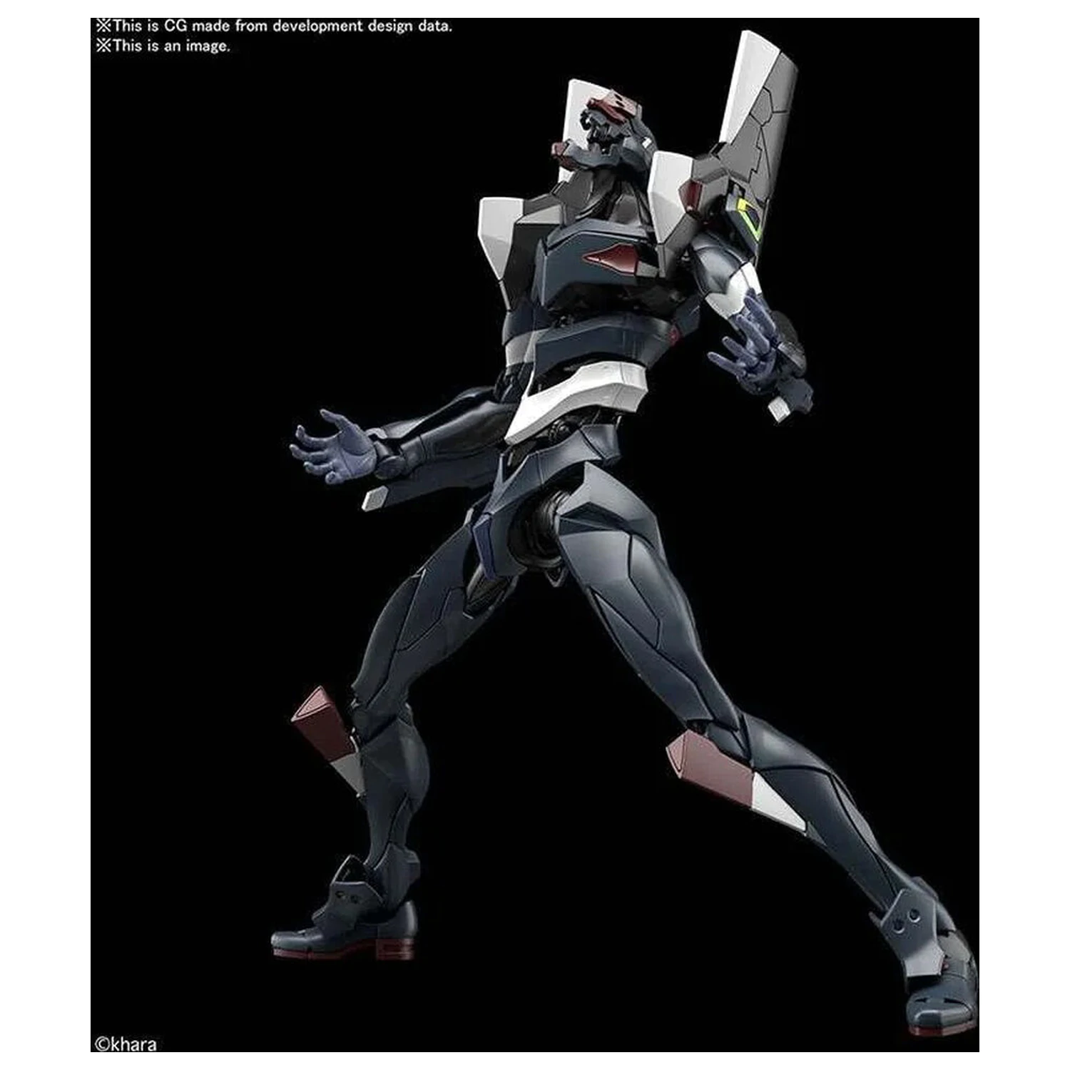 Mobile Suit Evangelion The Enchanted Shield of Virtue Unit-03 RG Viacúčelová Humanoidná Rozhodujúca Zbraň modelová stavebnica figúrka produktová fotografia