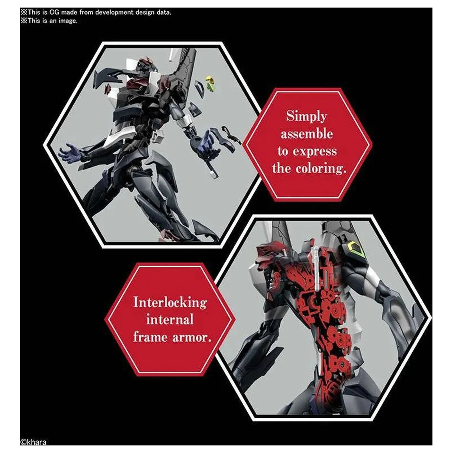 Mobile Suit Evangelion The Enchanted Shield of Virtue Unit-03 RG Viacúčelová Humanoidná Rozhodujúca Zbraň modelová stavebnica figúrka produktová fotografia