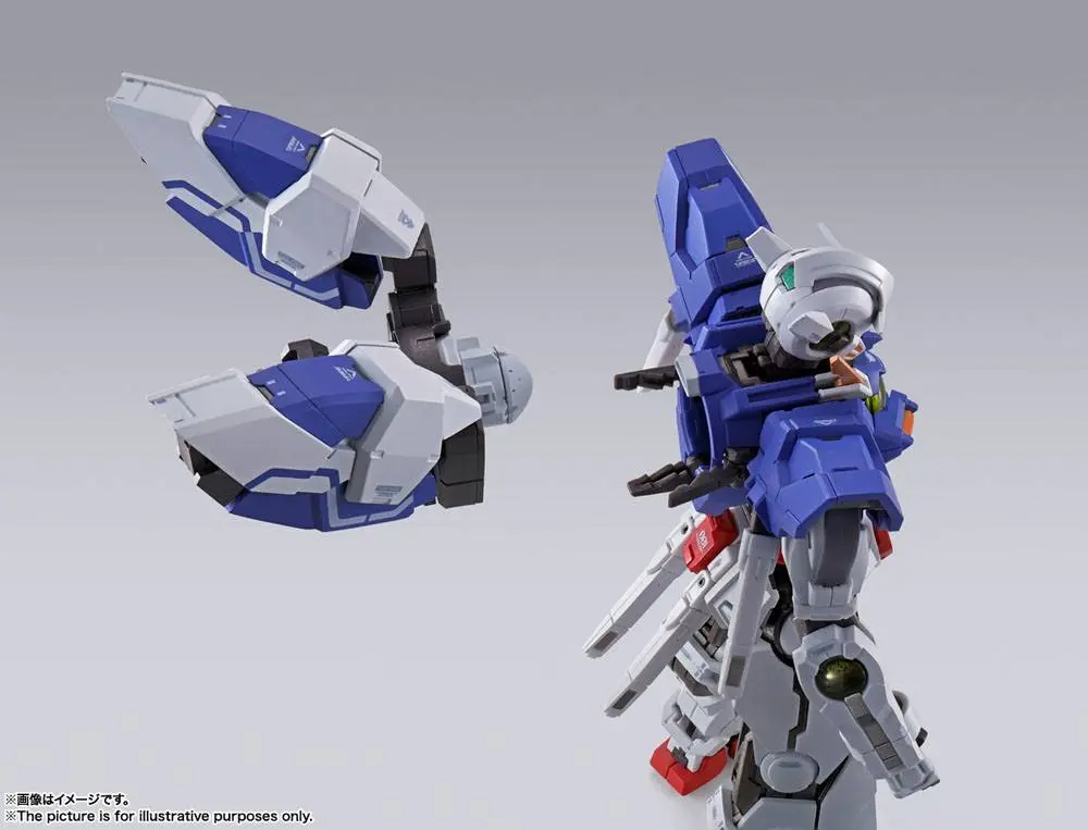 Mobile Suit Gundam 00 Revealed Chronicle Metal Build Diecast akčná figúrka Gundam Devise Exia 18 cm produktová fotografia